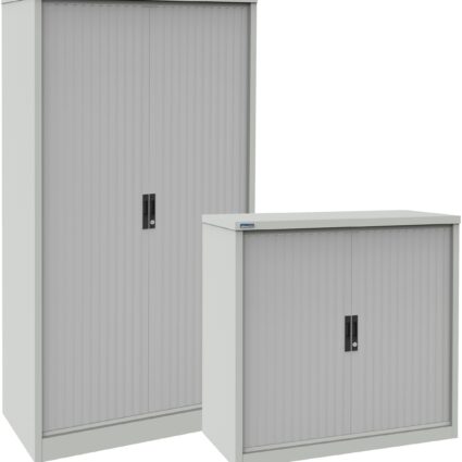 NEXT DAY Silverline Kontrax Tambour Cupboards