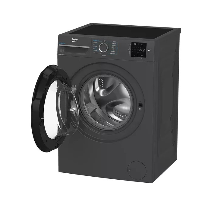 BEKO EnergySpin BM3WT31041A – 10kg 1400rpm Washing Machine, Anthracite - Image 2