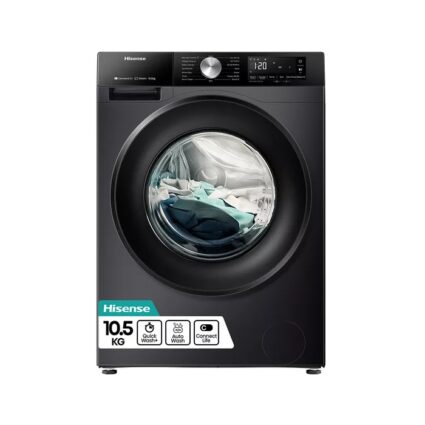Hisense 3S Series WF3S1043BB3 10kg 1400rpm Washing Machine with WiFi – Black