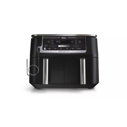 Ninja Foodi MAX AF451UK 9.5L Dual Zone Air Fryer – Smart Cooking Probe, 6 Functions